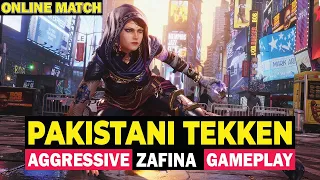 When Zafina pro Player is In Aggressive Mod | Tekken 7 Online Matches Highlights