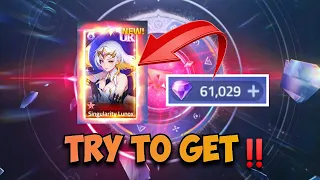 SPENDING 60K+ DIAMONDS 💎 TRY TO GET SINGULARITY LUNOX | Mobile Legends: Adventure