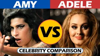 Amy Winehouse vs Adele - Celebrity Comparison