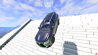 Cars vs Steepest Stair #10 (BeamNG Drive)