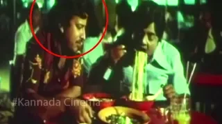 Kannada Comedy Videos || Dwarakish Noodles Eating Comedy Scene || Kannadiga Gold Films