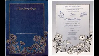 D 1503 Jillani- Rs.60/- Wedding Invitation Cards Design (Shadi Cards) by Riyan Printers