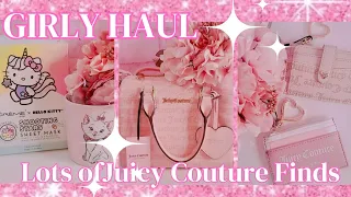 Girly Haul, Lots of Juicy Couture, Ross, Burlington and TJ Maxx Finds