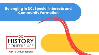 Belonging In DC: Special Interests and Community Formation