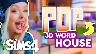 Building a House in The Sims 4 Out of a 3D WORD??? Sims 4 House Building Challenge