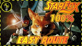 Star Fox (SNES) - Easy Route 100% Run