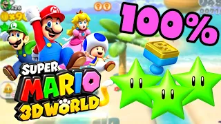 5-1 Sunshine Seaside 🎪 Super Mario 3D World Switch + Wii U 🎪 All Green Stars + Stamp