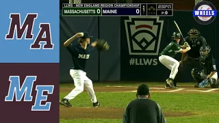 Massachusetts vs Maine (Winner To Williamsport) | New England Championship | 2023 LLWS Highlights