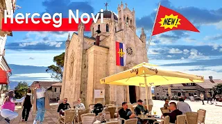 HERCEG NOVI, Travel Guide 2023, MONTENEGRO, A Stunning Historic Place To Visit, DAY TRIP, 4K