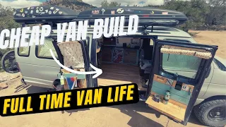 $4k Ford Econoline Van Build || Full Time Living || 3 + Years