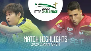 Pang Yew En Koen/Lin Ye vs Alvaro Robles/Xiao Maria | 2020 ITTF Oman Open Highlights (1/2)