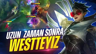 westte yerleştirme maçları vayne ve lucian oynadım