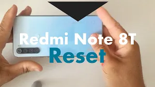 Hard reset redmi note 8t