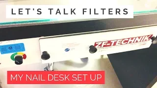 Nova Flair VS. Healthy Air, nail table filtration systems [MY SET UP AND REVIEW]