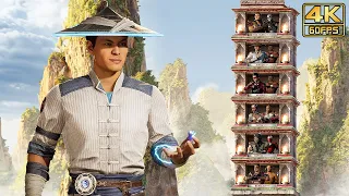 Mortal Kombat 1 (PS5) RAIDEN Klassic Towers Gameplay (with Intro Dialogues) @ 4K 60ᶠᵖˢ ✔