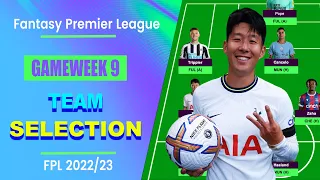 FPL Gameweek 9: TEAM SELECTION | Wildcard Activated! | Fantasy Premier League Tips 2022/23