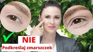 NIE Dodawaj sobie LAT ✶ JAK nakładać KOREKTOR  żeby nie podkreślać ZMARSZCZEK 😁