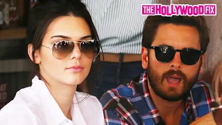 Kendall Jenner, Scott Disick, Mohamed Hadid & George Hamilton Enjoy Lunch In Beverly Hills, CA
