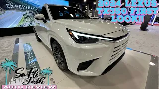 First Look of The 2024 Lexus TX350 AWD!! 2023 Miami Inernational Auto Show!