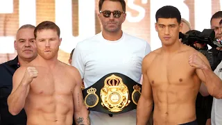 THE FULL CANELO ALVAREZ VS DMITRY BIVOL UNDERCARD & MAIN CARD WEIGH INS & FACEOFFS