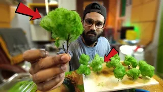 How I make Architecture Miniature tree model | No cost | Sam E STUDIO