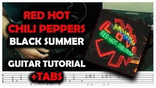 Red Hot Chili Peppers - Black Summer (Guitar Tutorial Cover +TABS) NEW SONG!