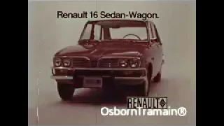 Pub 1969 Renault 16 Commercial - "Belly Flop"  BETTER COLOR