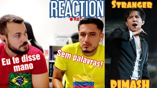 REACTION Dimash Qudaibergen - Stranger | Новая Волна 2021 | He's very good😮| REACT | 🇨🇴🇧🇷#396