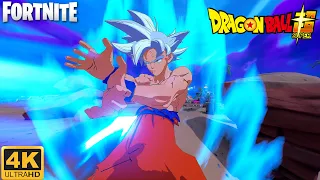 Ultra-Instinct Goku Skin Gameplay - Fortnite (4K 60FPS)