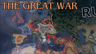 The Great war (WWI) - HOI4 timelapse