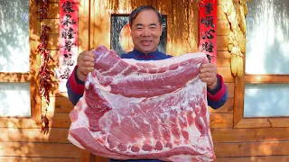 World Most Delicious Pig Belly Recipe! Stewed Pork with Mouth Melting Taste | Uncle Rural Gourmet