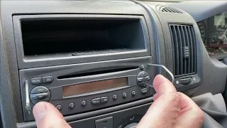 Peugeot Boxer camper double din radio conversion guide.