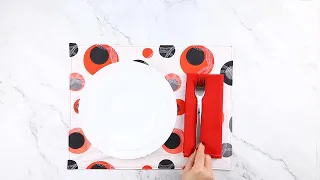 How to Make Placemats - DIY placemat for a Stylish Table Setting