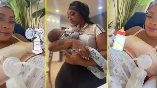 Da Brat And Judy Share Adorable Video While They Trying To Bottle Feeding Her Son True Legend!🍼🥰