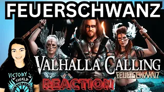 First Reaction To FEUERSCHWANZ! "Valhalla Calling"