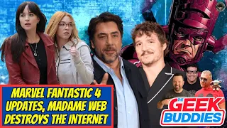 Pedro Pascal, Javier Bardem, Fantastic 4, and MADAME WEB Destroys the Internet - THE GEEK BUDDIES