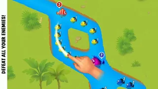 Fishdom game ads, mini games #32 by Playrix, Crocodile Attack, 2022