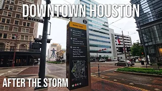 Houston after the May 2024 derecho windstorm! Drive and walk with me around Houston!