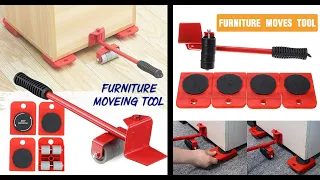 Easy Moving Furniture Lifter Sliders 5 Packs Mover Tool Set, Heavy Furniture Appliance Moving