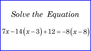 How to Solve First-Degree Equation | Episode 14