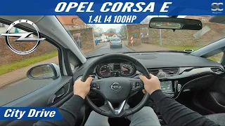 Opel Corsa E 1.4T 100HP (2018) - City Test Drive POV