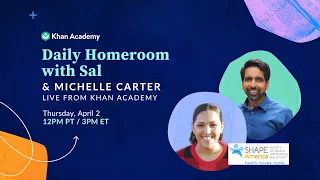 Michelle Carter gives tips for keeping children active & healthy during Covid-19 | Homeroom with Sal