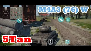 5Tan - Platoon M4A3 (76) W - War Thunder Mobile