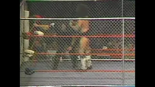 WCCW 1986 01 27 86 Bruiser Brody vs One Man Gang - Cage Chain match