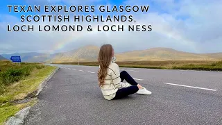 Americans travel to Glasgow and drive through Scottish Highlands