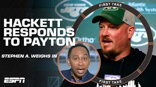 Stephen A. isn't surprised by Nathaniel Hackett saying Sean Payton broke the code | First Take