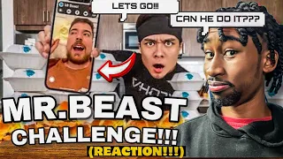 10 Min MrBeast Burger Challenge DESTROYED! (REACTION!!!)