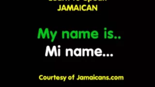 Basic Introductions - Learn to Speak Jamaican Patois