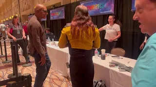 Star Trek Las Vegas - Chrissy Chong & Michael Dorn having a moment