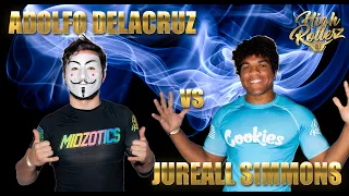 Jureall Simmons vs Adolfo Delacruz - High Rollerz 4 Men's Blue Belt No-Gi 32nd-Finals